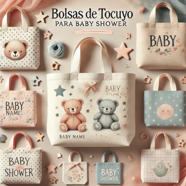 Bolsas de Tocuyo para Baby Shower__-