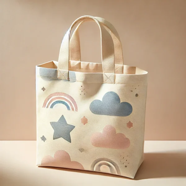 Bolsas de Tocuyo para Baby Shower__-